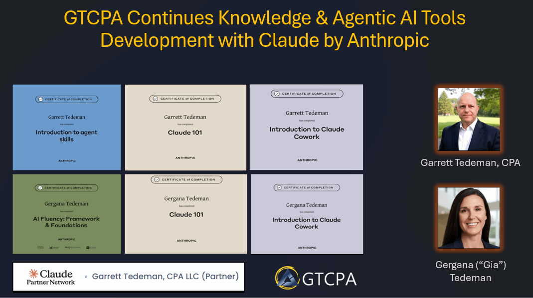 GTCPA team credentials in Claude and Anthropic AI training