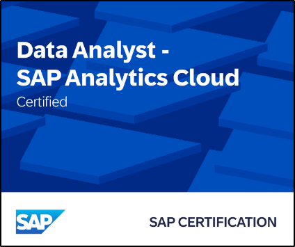 SAP Certified Data Analyst - SAP Analytics Cloud