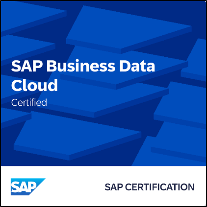 SAP Certified in SAP Business Data Cloud